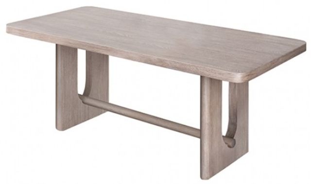 Furniture of America® Sterling West 7-Piece White Oak Dining Table Set-1