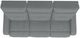 La-Z-Boy® Baron Graphite Power Wall Reclining Sofa with Headrest and Lumbar-5