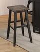 ECI Furniture Ashford Rubbed Black/Distressed Saddle Bar Stool-0