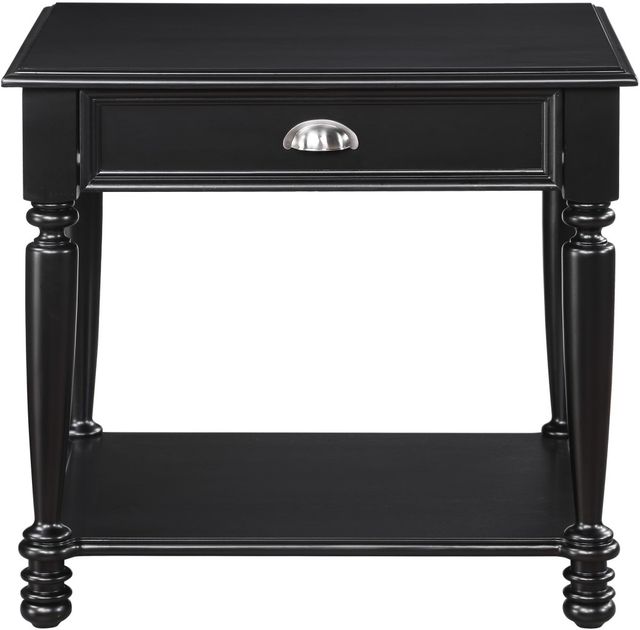 Homelegance® Sanders Black End Table-0