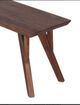Porter International Designs Portola Walnut Dining Bench-2