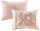 Olliix by Madison Park 7 Piece Tufted Blush Full Laurel Comforter Set-1