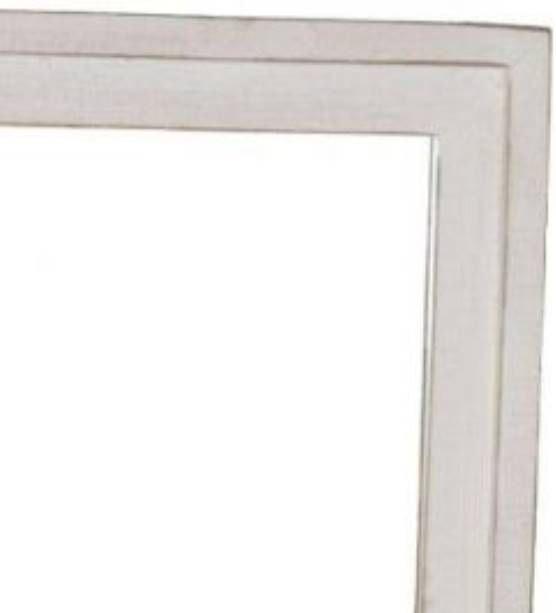 Million Dollar Rustic Weathered White Mirror-1