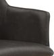Dovetail Furniture Romano 2-Piece Charcoal Dining Chair Set-4