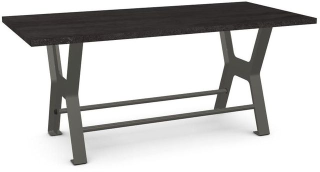 Amisco Customizable Parade 36" Thermo Fused Laminate Counter Height Table with 1.63" Thick Tabletop -0