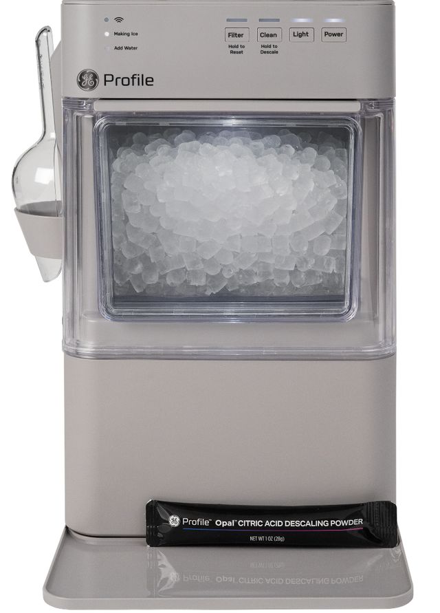 GE Profile™ Opal™ Mini 9" 34 lb. Stone Gray Nugget Ice Maker-2