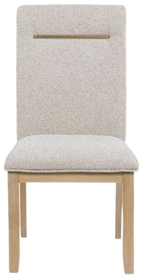 Signature Design by Ashley® Crendlin Light Brown Dining Upholstered Side Chair-2