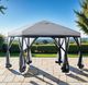 Furniture of America® Arali Gray Fabric/Metal Outdoor Pop-Up Gazebo-1