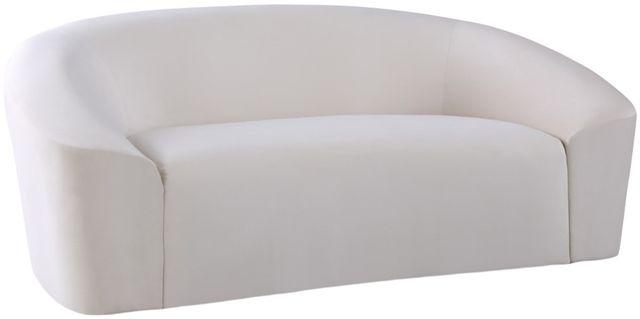 Meridian Furniture Riley Cream Upholstered Loveseat-0