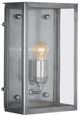 Currey & Company Royster Antique Silver/Clear Outdoor Wall Sconce-0