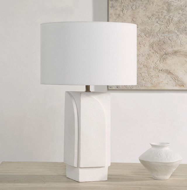 Renwil® Scavo Matte Off-White Table Lamp-1