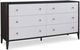 Century® Aria Brownstone/Oxford White Dresser-0