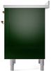 Ilve® Nostalgie II Series 36" Emerald Green Pro Style Induction Range-3