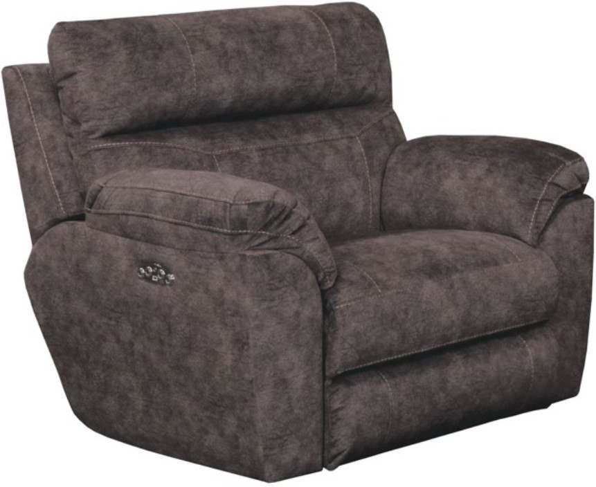 Catnapper® Sedona Smoke Power Headrest Lay Flat Recliner