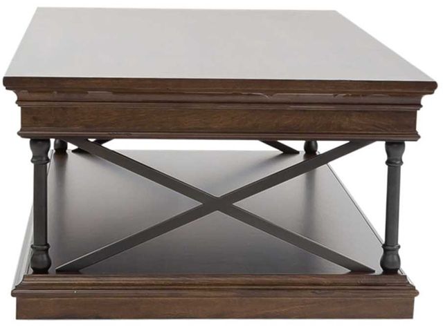 Liberty Furniture Tribeca Black/Cordovian Brown Cocktail Table-3