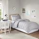 Olliix by Intelligent Design White Twin XL Extended Drop 36" Dorm Bed Skirt-1