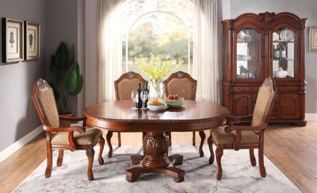 ACME Furniture Chateau De Ville Cherry Round 30" Dining Table-1