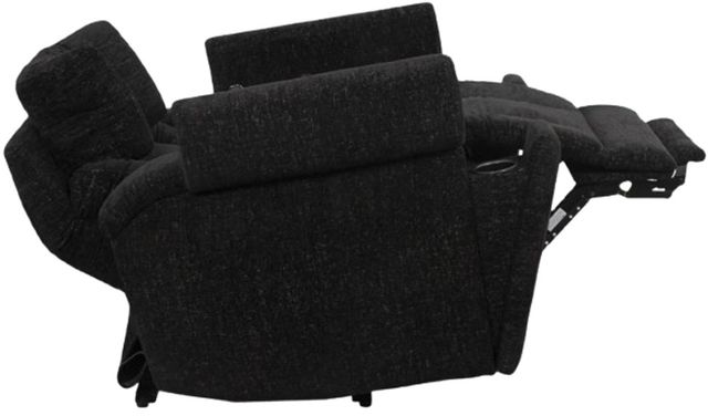 Parker House® Phoenix Cabot Ebony Power Recliner with Power Headrest and Lumbar-4