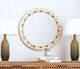 Bassett Mirror Global Gold/White Bone Wall Mirror-5