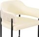 TOV Furniture Sezanne Black/Cream Dining Chair-5