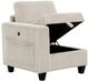 Homelegance® Walterboro 7-Piece Beige Modular Sectional with Storage and Reclining Back Rest-4