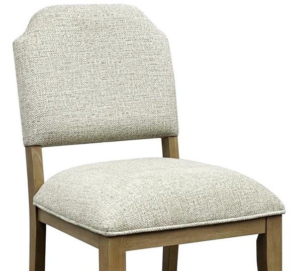 Bernards Tarrington Almond/Gray Upholstered Side Chair-1