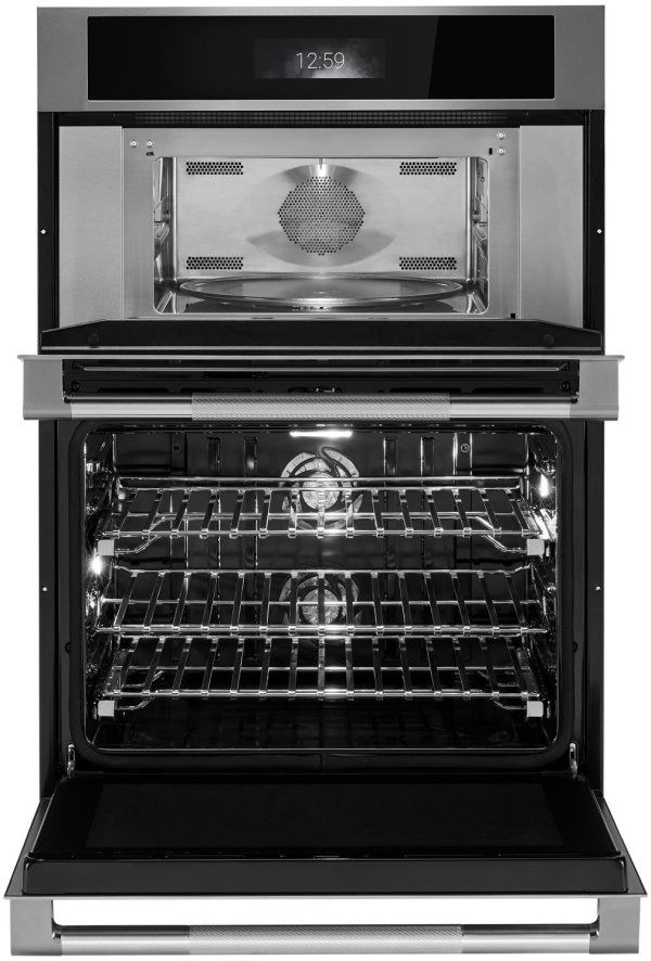 Jennair® RISE™ 30" Stainless Steel Oven/Micro Combo Electric Wall Oven with V2™ Vertical Dual-Fan True Convection with Advanced Temperature Precision-1