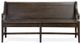 Magnussen Home® Westley Falls Graphite Bench with Back-0