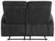 Homelegance® Allen Dark Gray Manual Double Reclining Loveseat-4