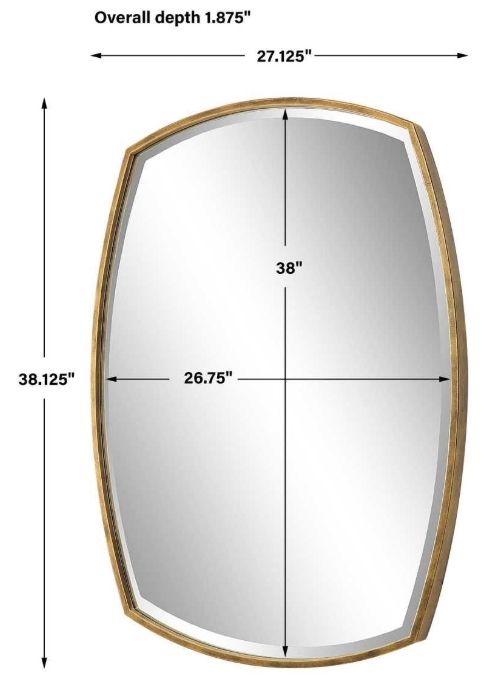 Uttermost® Varenna Aged Gold Vanity Mirror-3
