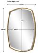 Uttermost® Varenna Aged Gold Vanity Mirror-3