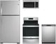 GE® 4 Piece Stainless Steel Kitchen Package-0