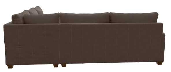 La-Z-Boy® Wilmette 2-Piece Cognac Leather Sectional-2
