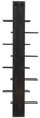 Stylecraft Black/Brown Wall Wine Holder-2