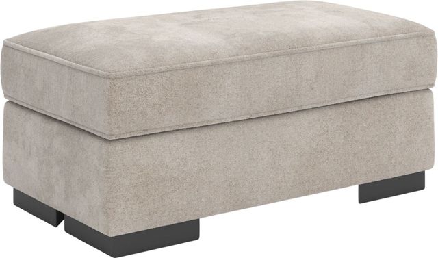 Benchcraft® High Profile Taupe Ottoman-0