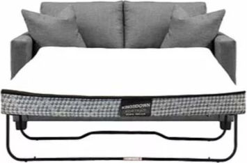 Edgewood Furniture Pottery Anthracite King Sleeper Sofa-0