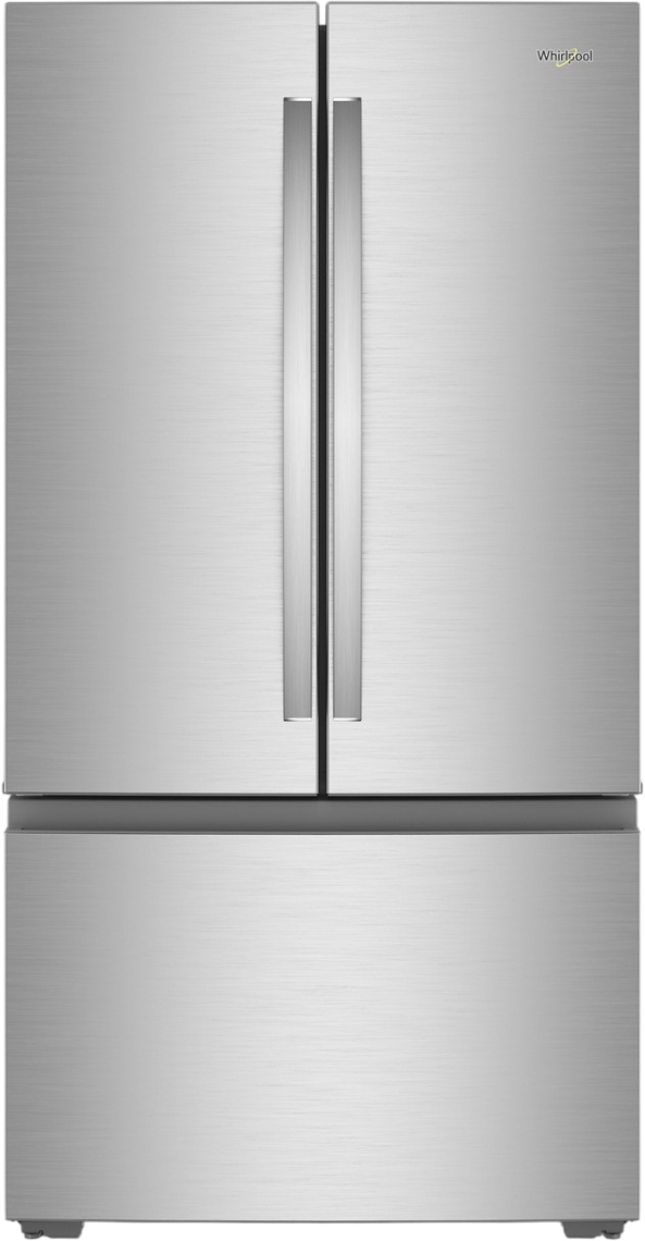 Whirlpool® 36" 24.3 Cu. Ft. Fingerprint Resistant Stainless Steel Counter Depth French Door Refrigerator