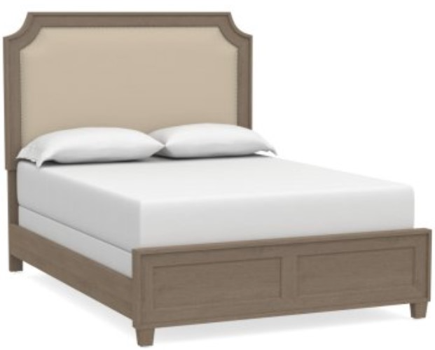Bassett® Furniture Ventura Chalk Slate Upholstered Panel Bed