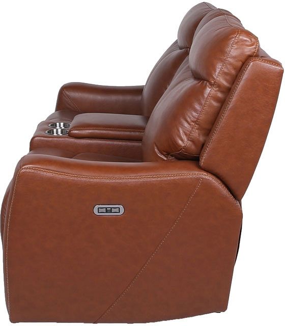 Steve Silver Co. Natalia Coach Dual Power Reclining Loveseat with Console-2