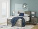 Signature Design by Ashley® Frandern Black/Gray Full Panel Bed-4
