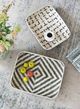 A & B Home 2-Piece Black/White Rectangular Woven Bamboo Tray Set-5