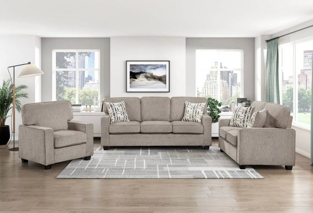Homelegance® Frances Taupe Accent Chair-1