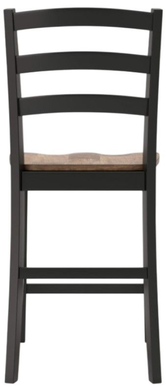 Signature Design by Ashley® Wildenauer Black/Brown Bar Stool-4