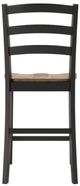 Signature Design by Ashley® Wildenauer Black/Brown Bar Stool-4