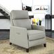 BarcaLounger® James Corbett Chromium Leather Power Recliner-2