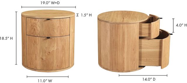 Moe's Home Collection Theo Natural Nightstand-3