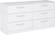 Signature Design by Ashley® Flannia 2-Piece White Full Platform Bed Set-2