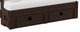 Elements International Cali Kids Brown Twin Over Full Bunk Bed with Trundle-1