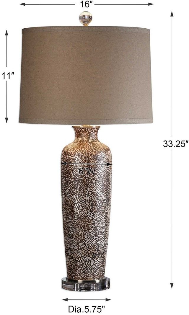 Uttermost Reptila Rust Brown Table Lamp-1
