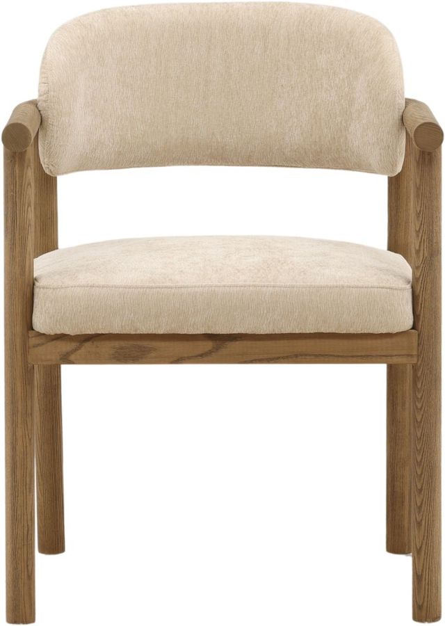 Dovetail Furniture Eloisa Brown/Sand Dining Chair-1